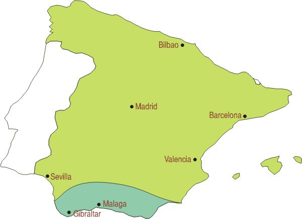 Corrosion in Spain as estimated from atmospheric corrosivity monitoring