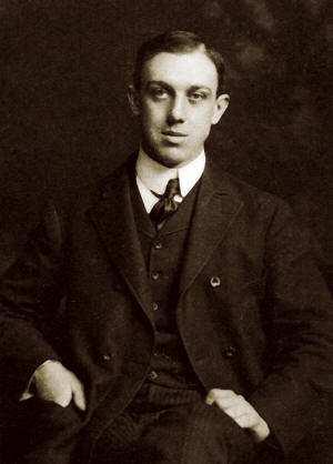 Frank Newman Speller as a young man, circa 1910. Photo courtesy of Anneke Speller, Frank Newman Speller's great grand-daugther.