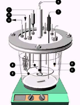 Rotating cylinder test cell
