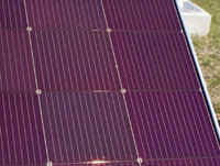 Amorphous silicon solar panel
