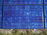 Polycrystalline solar panel