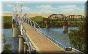 Silver bridge in 1967