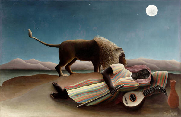  “Sleeping Gypsy” by Henri Rousseau