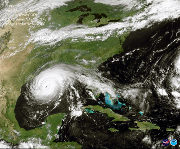 Hurricane Rita, September 23 2005