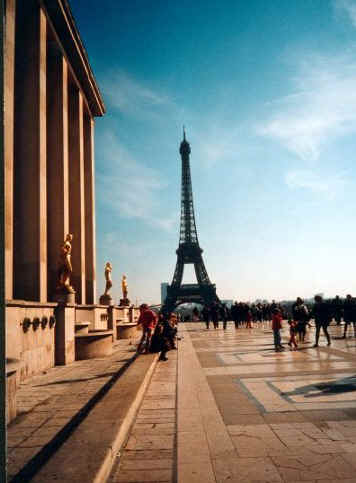 Is there anything more beautiful than the Eiffel tower on a bright spring sunny day?